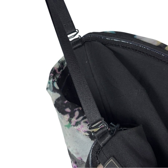 BCBGMAXAZRIA ERIKA SWEETHEART STRAPLESS TIERED FLORAL MESH MAXI GOWN DRESS - Picture 11 of 16